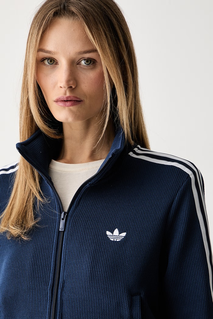 adidas Originals cipzáras melegítőfelső női Firebird sötétkék JY2614