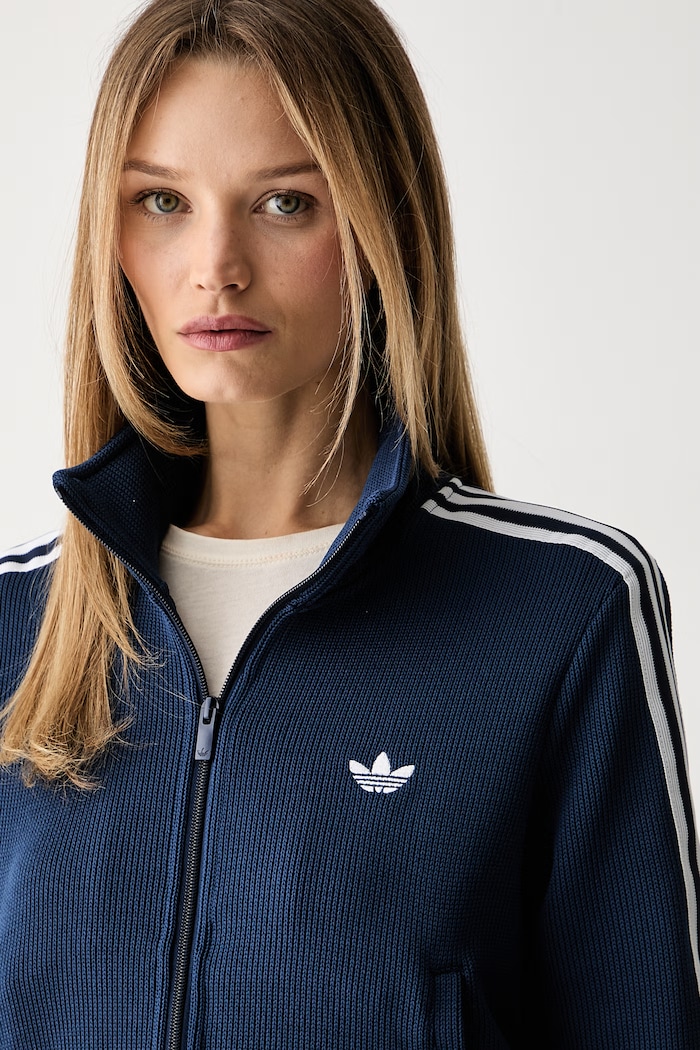 adidas Originals cipzáras melegítőfelső női Firebird sötétkék JY2614