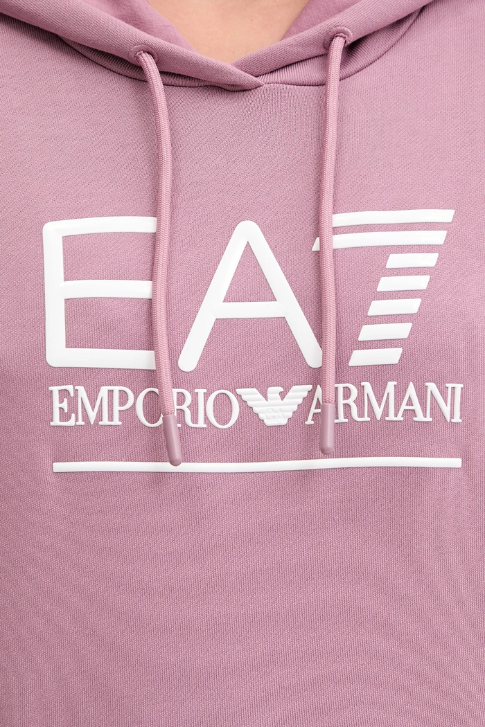 Mikina EA7 Emporio Armani AF12473.7W000417 ružová