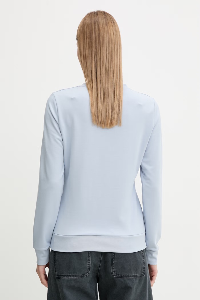 Îmbrăcăminte EA7 Emporio Armani Hanorac pentru femei, cu vâscoză TJ9RZ.8NTM45 albastru