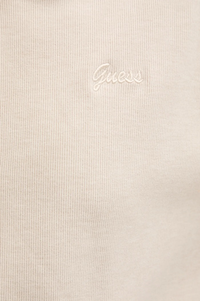Φούτερ από μαλλί και μείγμα Guess MURIEL V5BQ17.KCX52 μπεζ