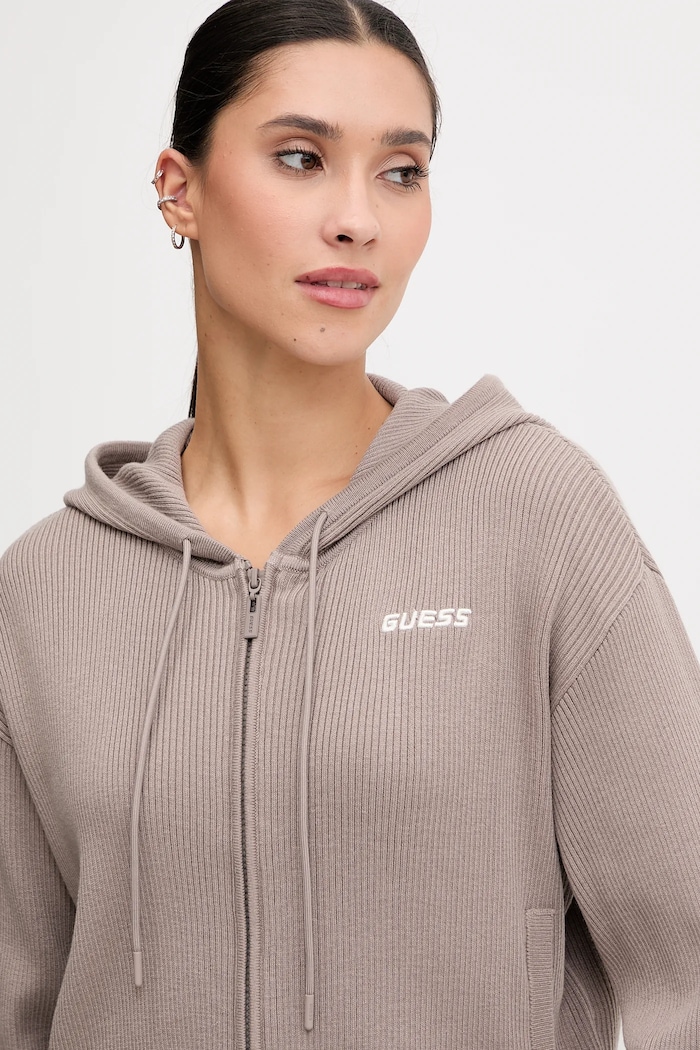 Guess pulóver gyapjú keverékből FLAMINIA bézs V5BR05.Z3JD2