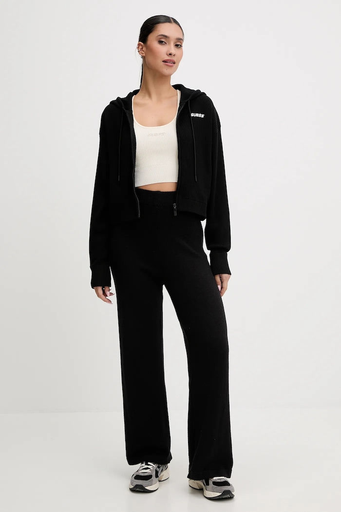 Guess pulóver gyapjú keverékből FLAMINIA V5BR05.Z3JD2 fekete AW25