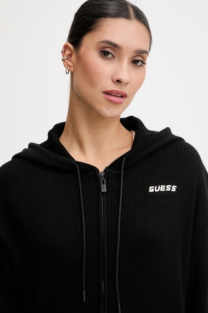Guess pulóver gyapjú keverékből FLAMINIA fekete V5BR05.Z3JD2