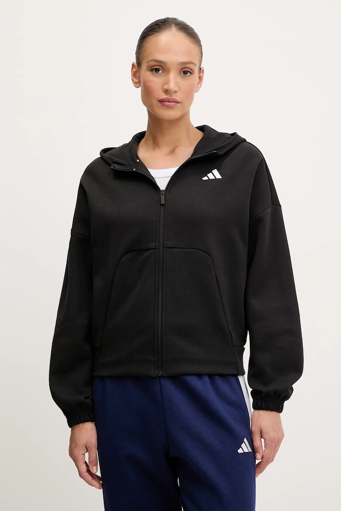 adidas bluza Future Icons z kapturem czarny JE3989