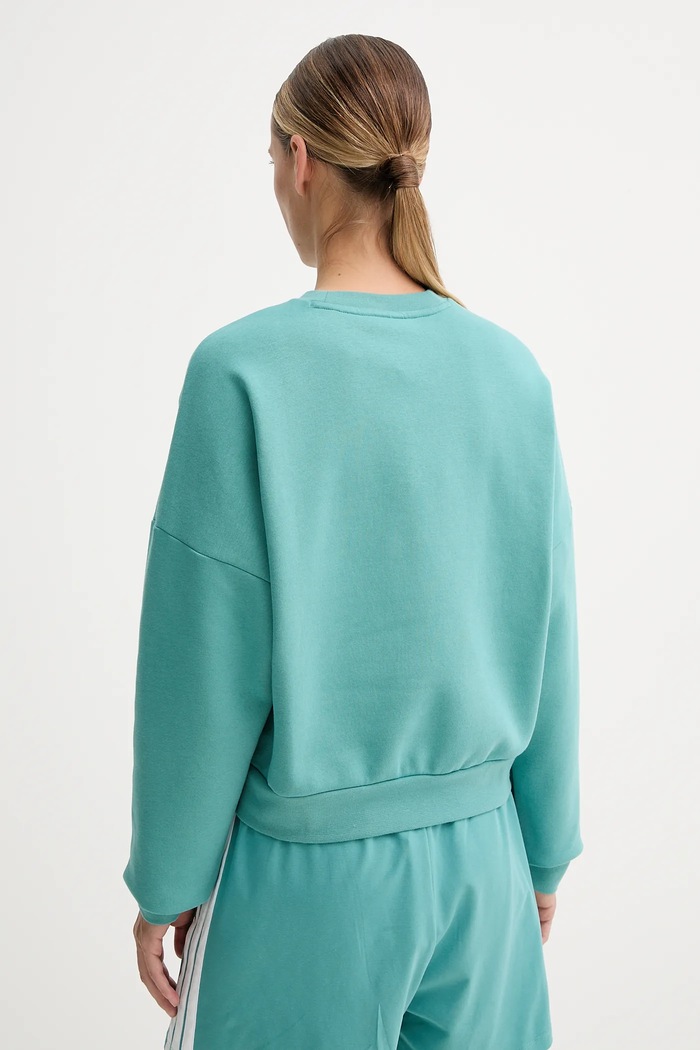 Oblečenie Mikina adidas Essentials JV7299 tyrkysová