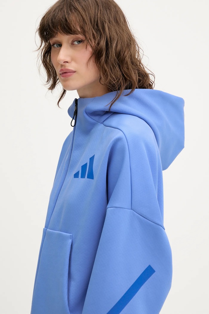 Bluză x Z.N.E adidas JW5319 albastru