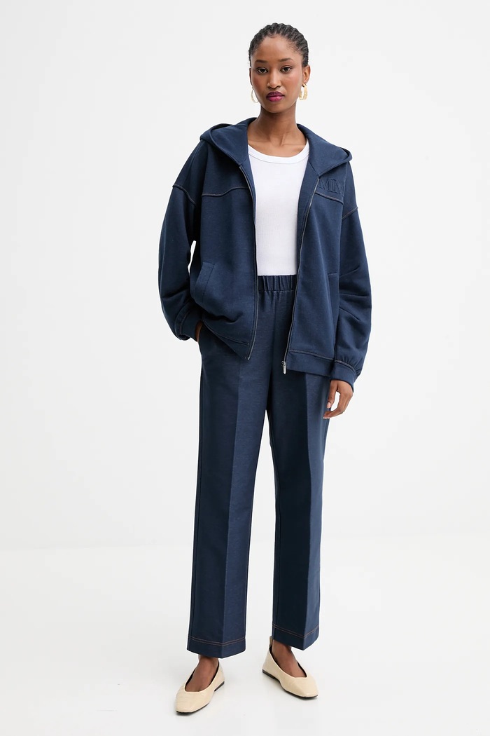 Суичър MM by Max Mara YALE 2526926047600 тъмносин AW25