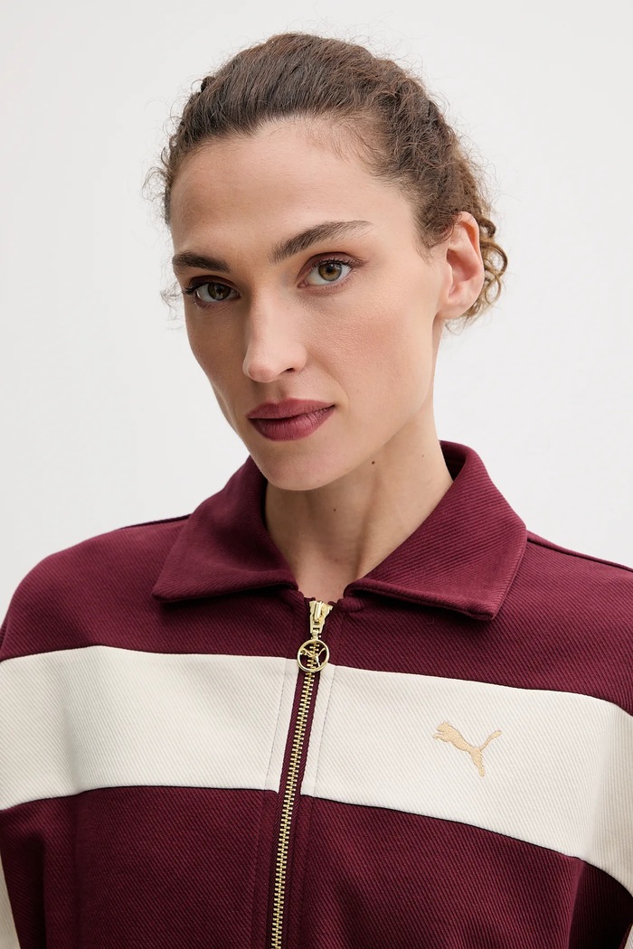 Puma bluză burgundia 632137