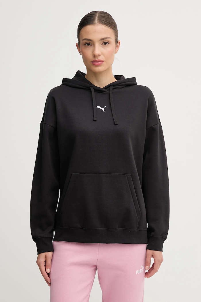 Mikina Puma s kapucňou čierna 685398
