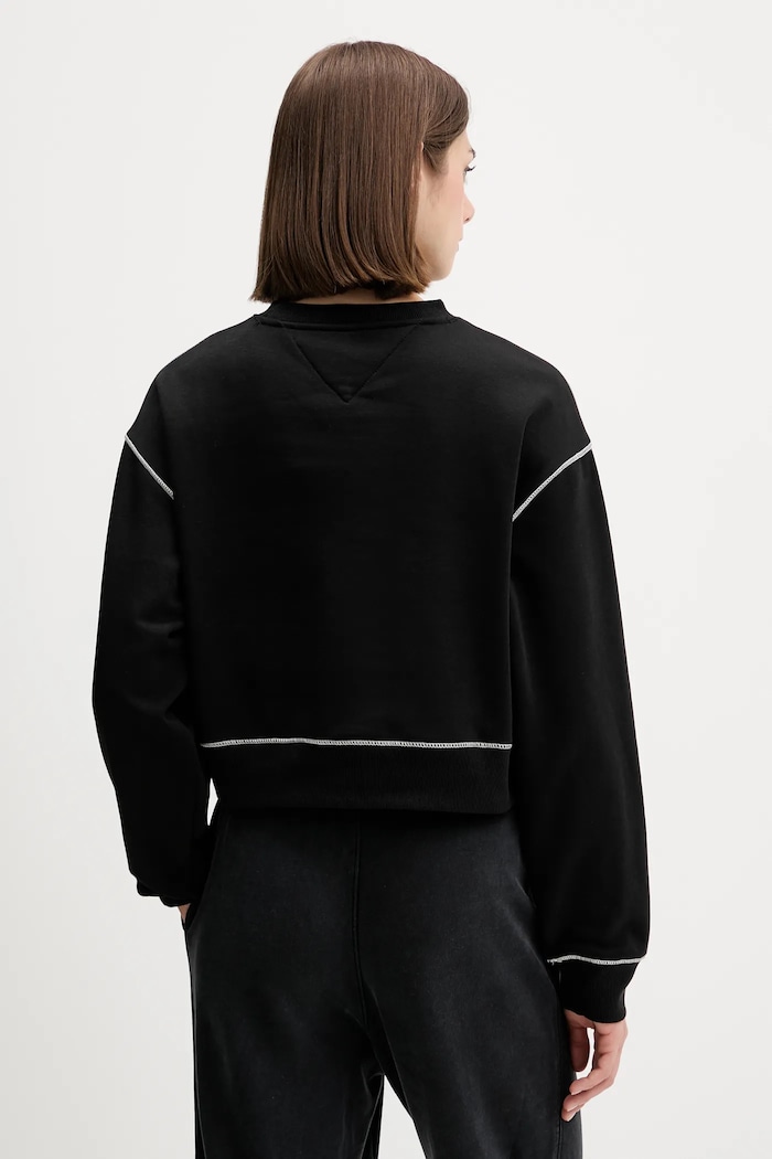 Oblečenie Mikina Tommy Jeans DW0DW21587 čierna