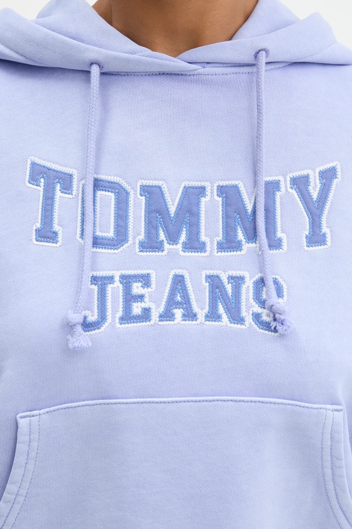 Pamučna dukserica Tommy Jeans DW0DW21598 plava
