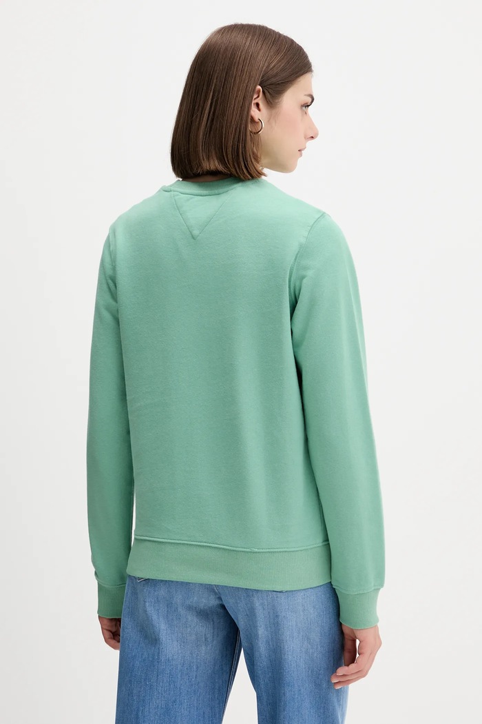Îmbrăcăminte Tommy Jeans Hanorac de bumbac DW0DW21960 verde