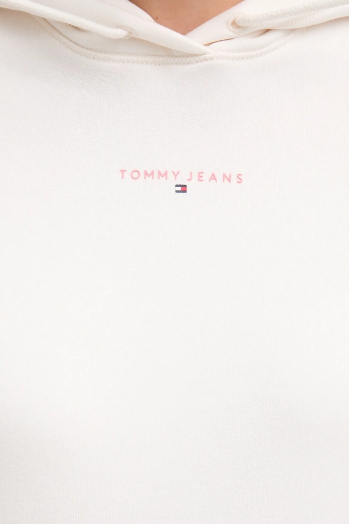 Mikina Tommy Jeans béžová DW0DW21963