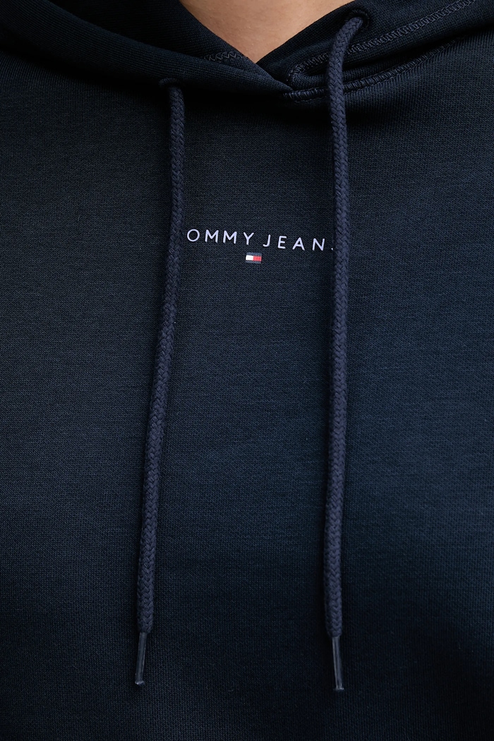 Tommy Jeans bluză bleumarin DW0DW21963