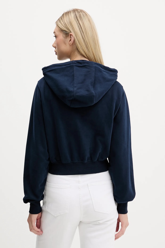 Ruházat Tommy Jeans pamut melegítőfelső DW0DW22170 sötétkék