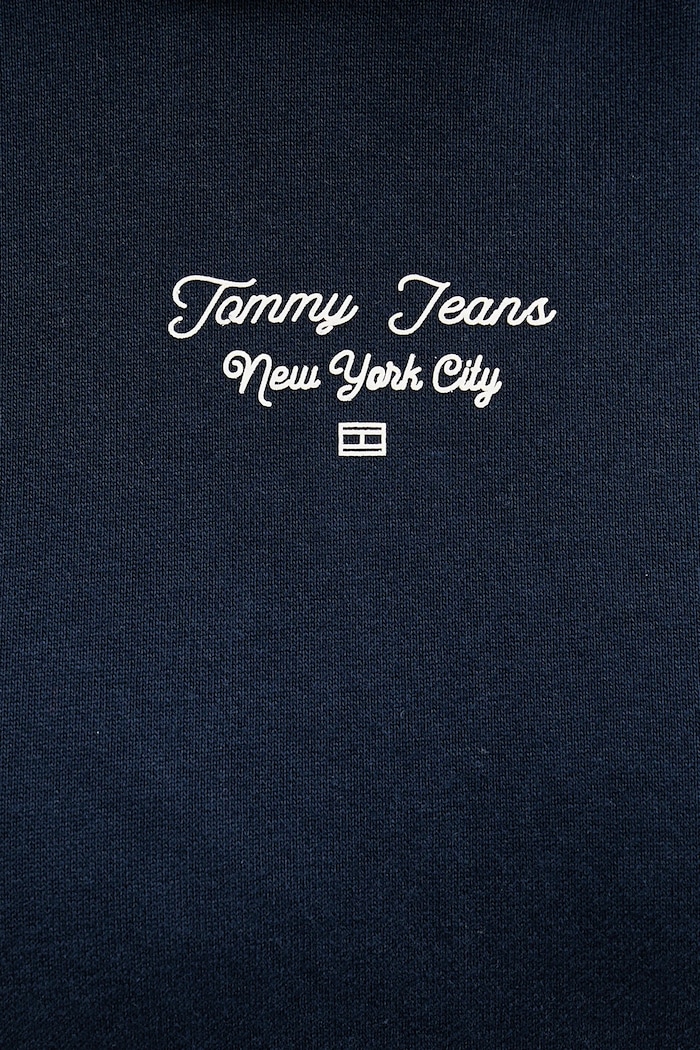 Tommy Jeans pamut melegítőfelső DW0DW22170 sötétkék