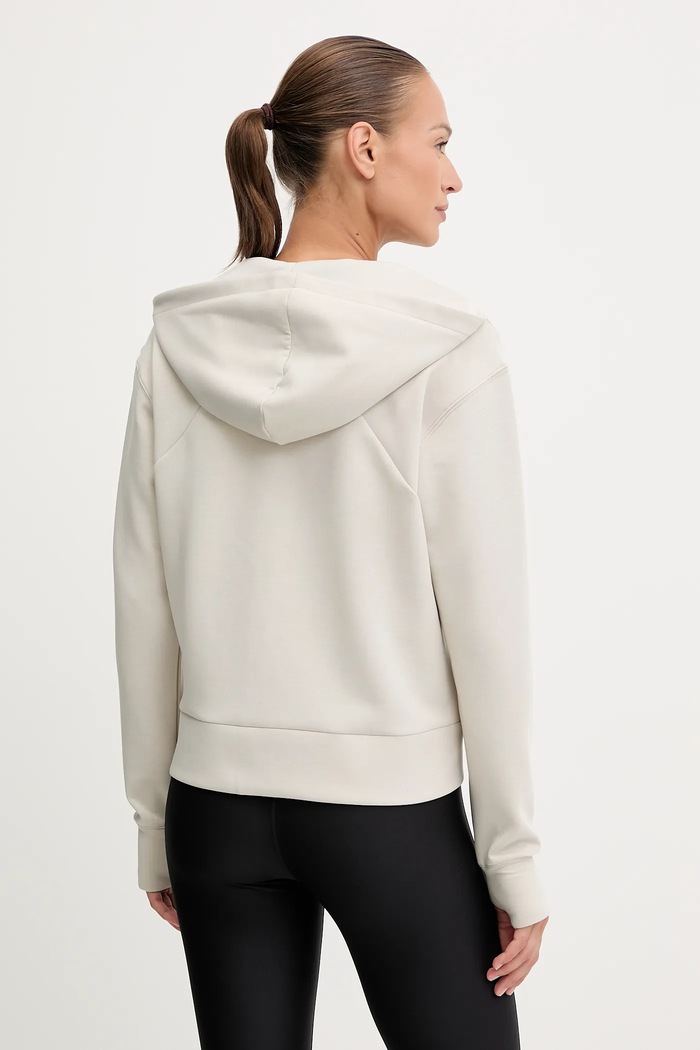 Odzież adidas Performance bluza treningowa Designed for Training JX7318 beżowy
