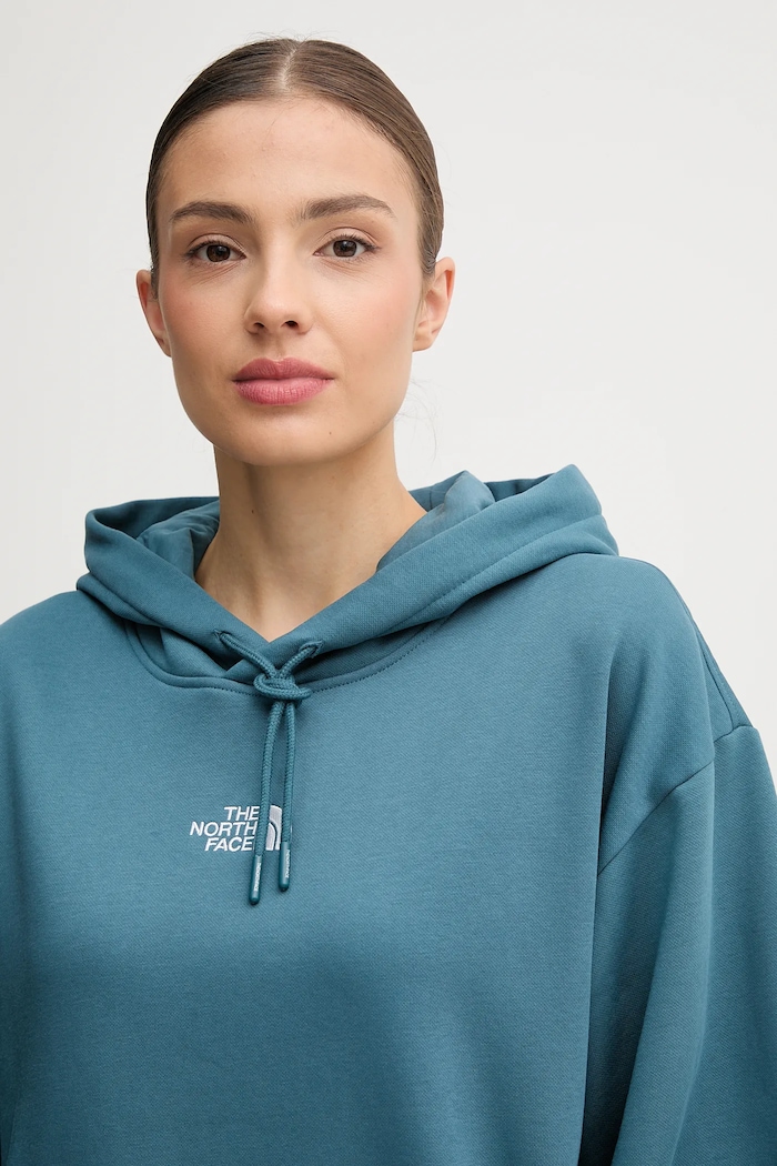 Bluză Essential The North Face NF0A89ENBQ51 turcoaz