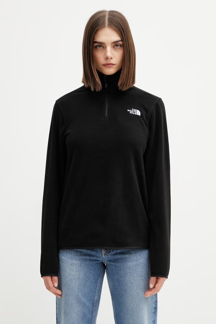 Outdoorová mikina The North Face jednofarebný čierna NF0A8D2JJK31