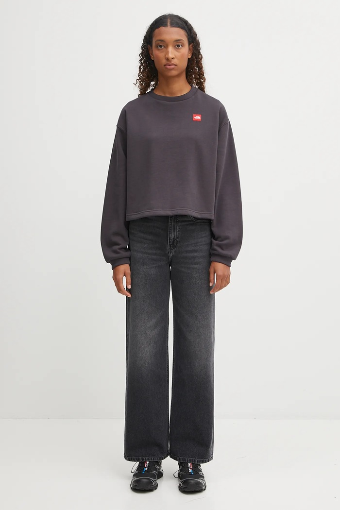 The North Face felpa Redbox NF0A8EFY0SA1 grigio