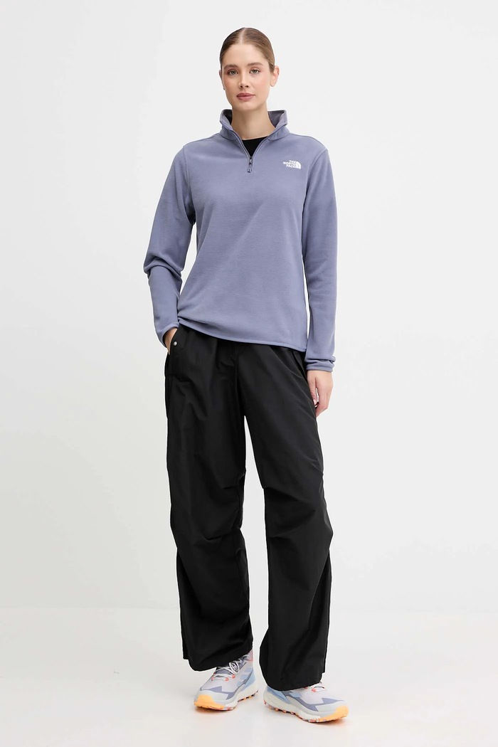 Поларен суичър The North Face NF0A8D2JBTR1 виолетов AW25
