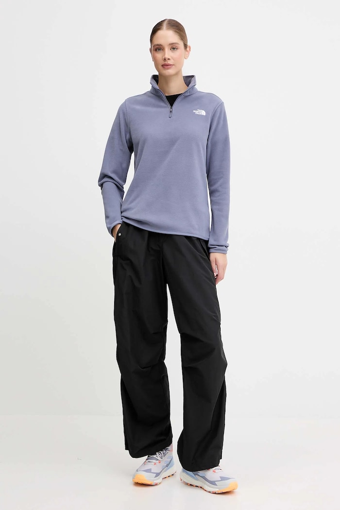 Поларен суичър The North Face NF0A8D2JBTR1 виолетов AW25