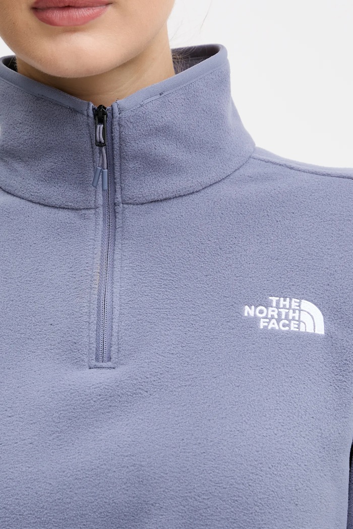 Поларен суичър The North Face NF0A8D2JBTR1 виолетов