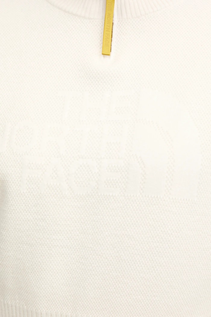 The North Face pulóver gyapjúkeverékből NF0A8E79QLI1 bézs