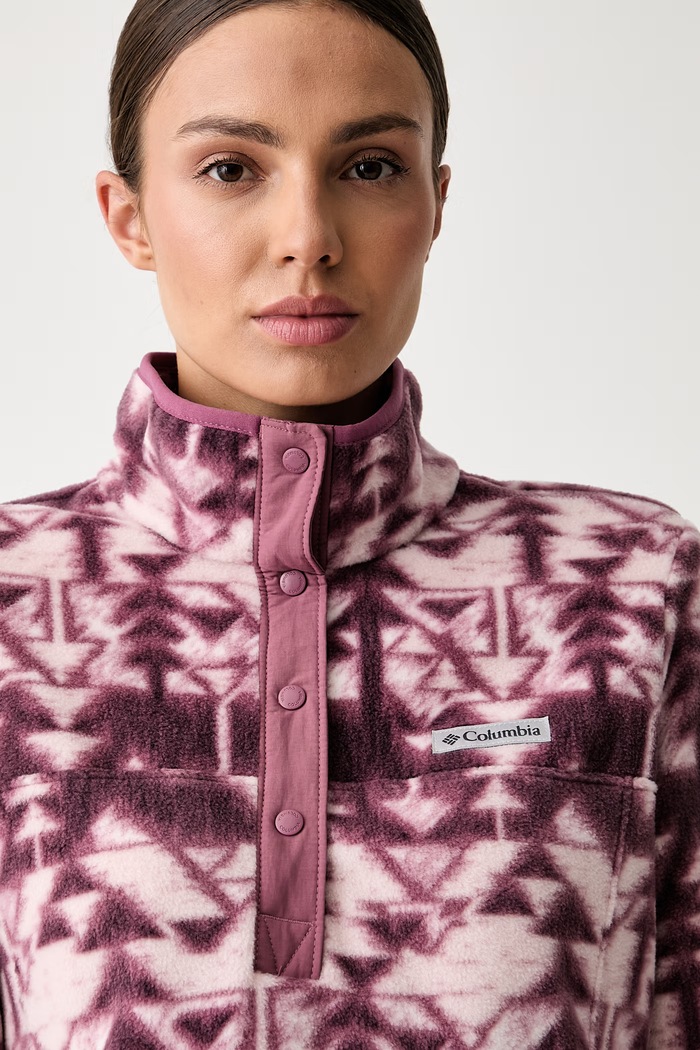 Columbia bluza polarowa damska Benton Springs fioletowy 2085611