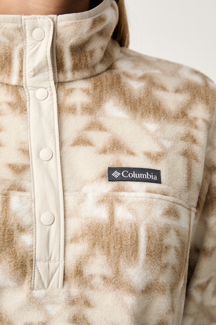 Columbia μπλούζα fleece γυναικεία Benton Springs 2085611 μπεζ
