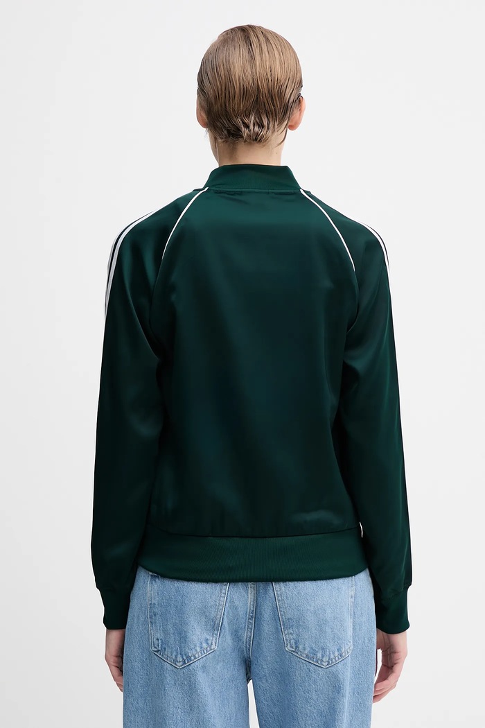 Odzież adidas Originals bluza Sst Satin Tt JZ6732 zielony