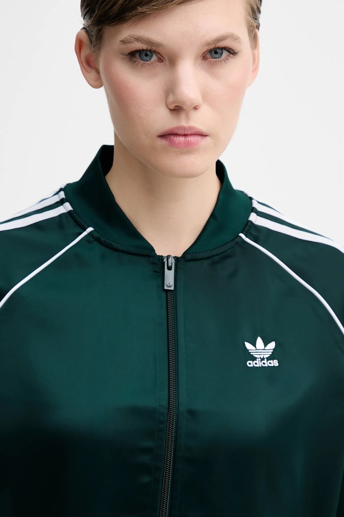 adidas Originals bluza Sst Satin Tt zielony JZ6732