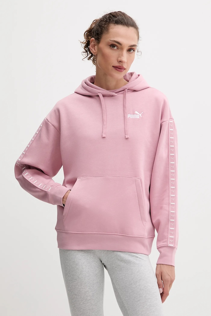 Puma felpa applique rosa 688096.D