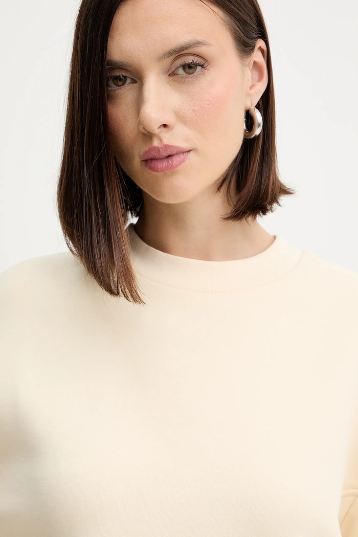 Patrizia Pepe hanorac de bumbac bej 2M4494.J079