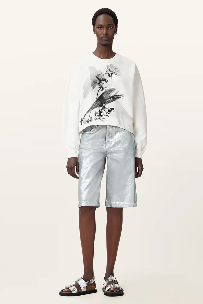 Bluză LYSS AllSaints W147JC alb