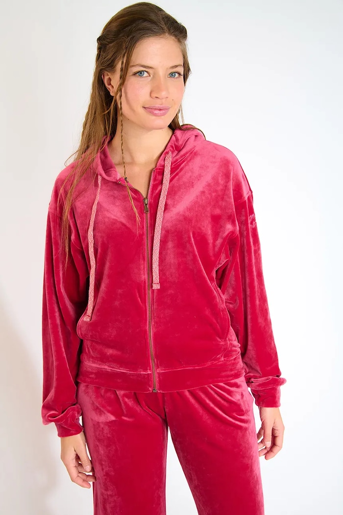 Banana Moon bluza Seachic z kapturem różowy IVY.SEACHIC