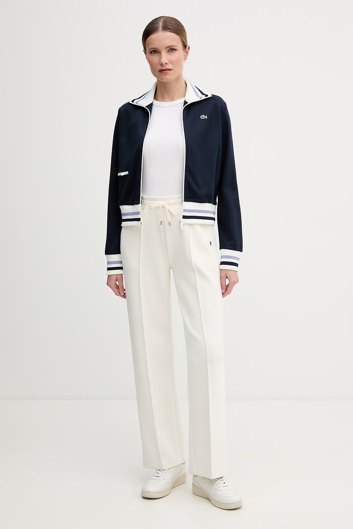 Lacoste μπλούζα γυναικεία SF5252 σκούρο μπλε SS26