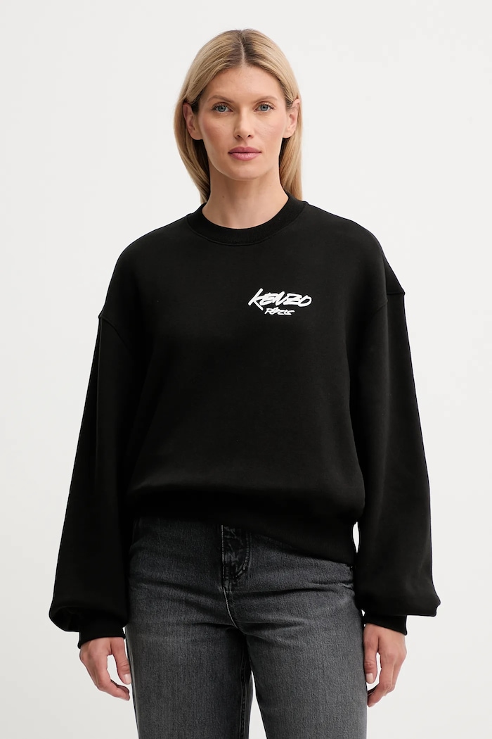 Ρούχα Βαμβακερή μπλούζα Kenzo Kenzo x Futura FF62SW4504MB μαύρο