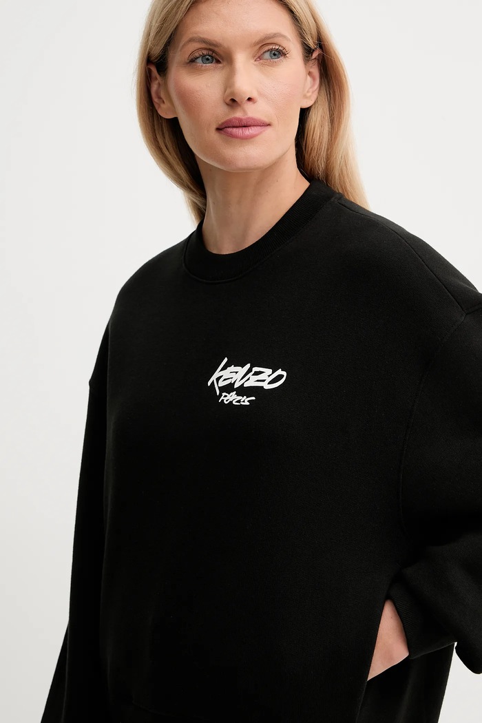 Βαμβακερή μπλούζα Kenzo Kenzo x Futura FF62SW4504MB μαύρο
