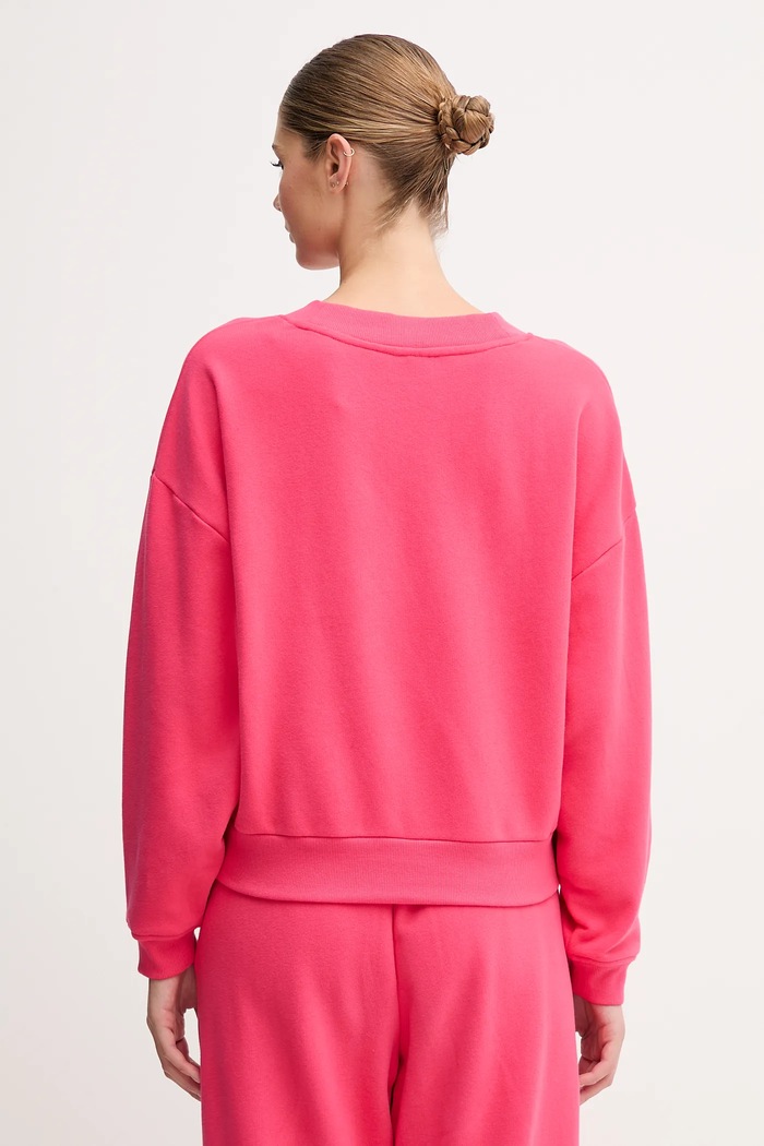 Ρούχα Βαμβακερή μπλούζα Dkny DP5T1279 ροζ