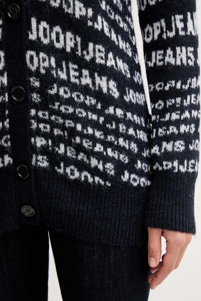 Joop! cardigan din amestec de lână 30048400 bleumarin