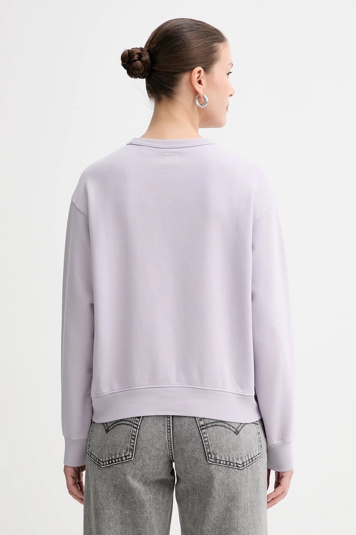 Oblečenie Bavlnená mikina Levi's A8789.0021 fialová