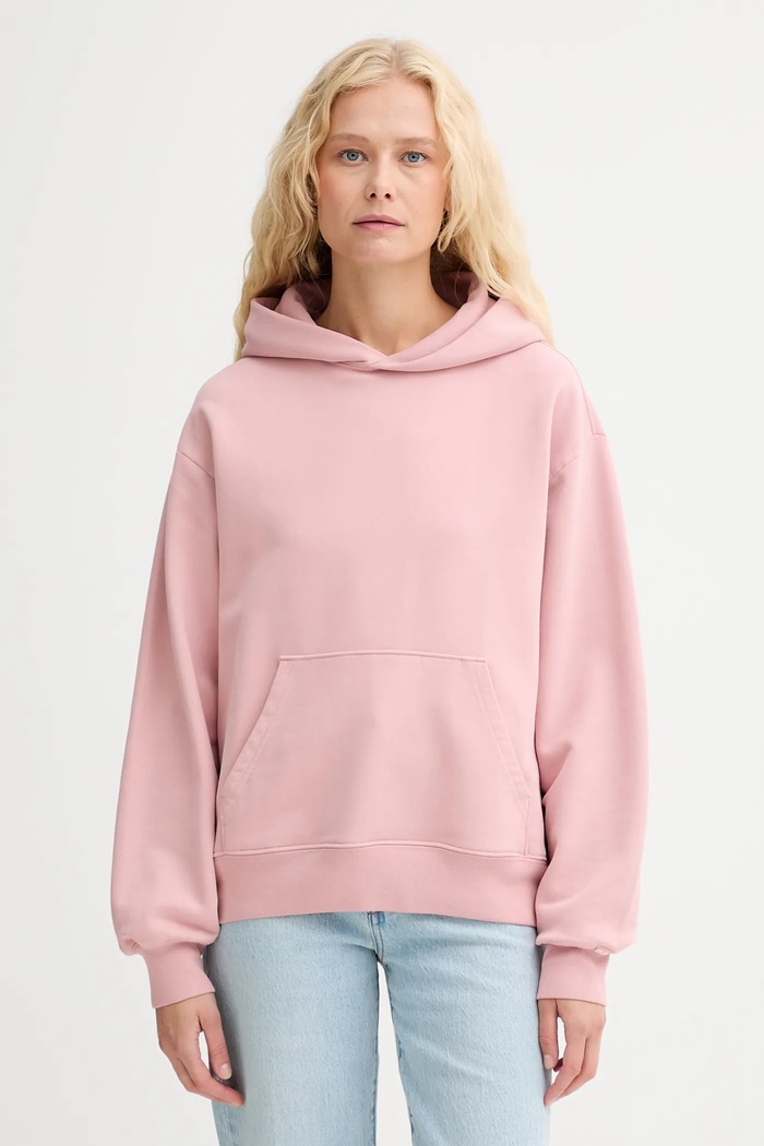 Памучен суичър Levi's памук розов A8790.0017