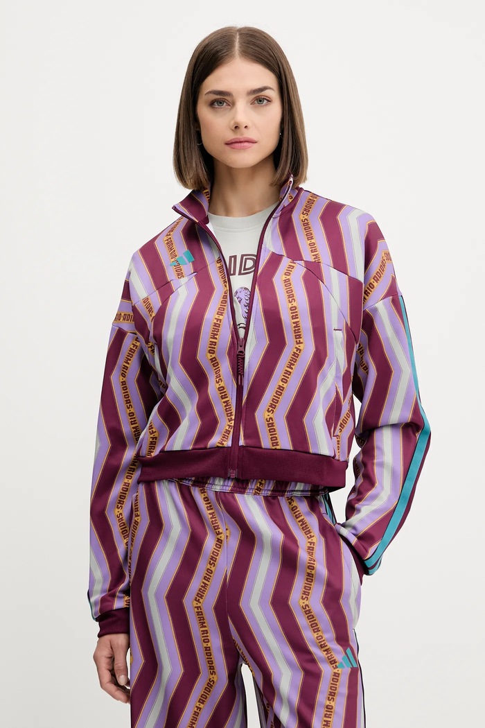 adidas bluza x Farm Rio pozostałe czerwony JL8617