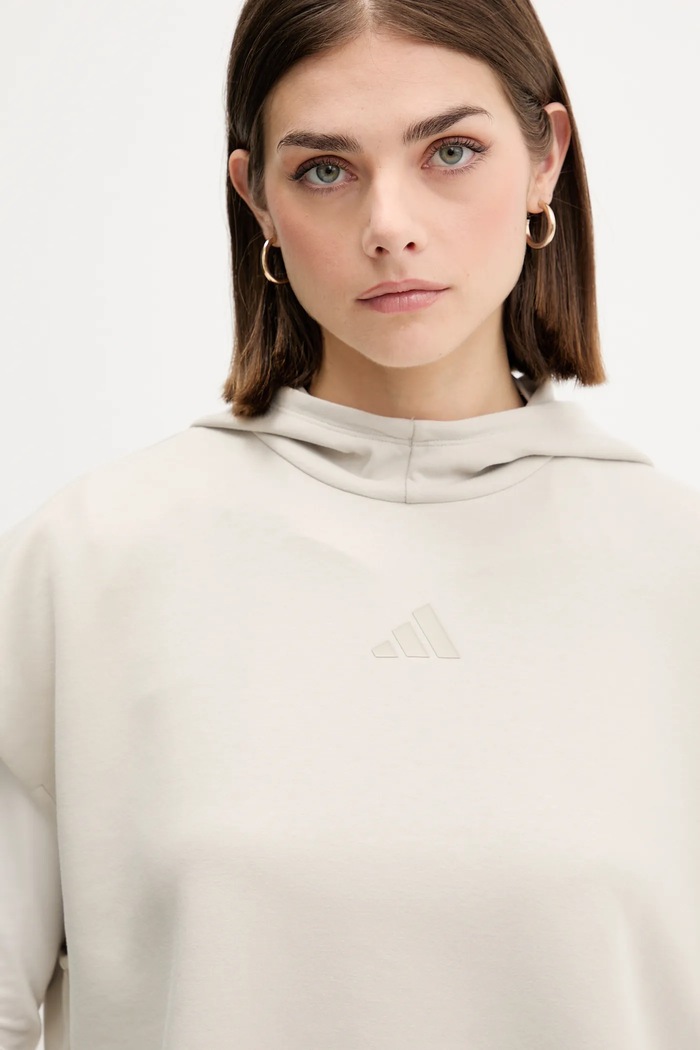 Суичър adidas ALL SZN бежов JV9887
