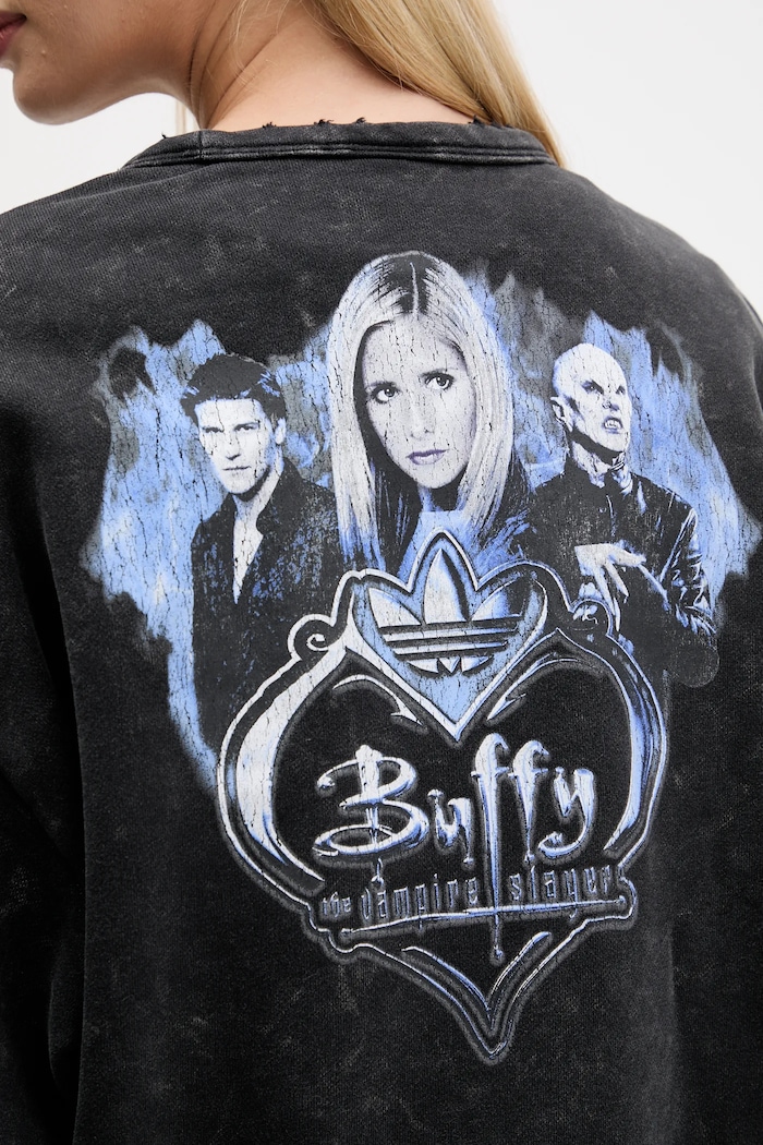 adidas Originals bluza bawełniana 20th Century Fox Disney JX1276 czarny