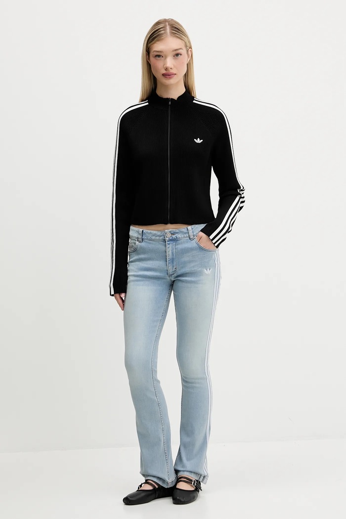 adidas Originals Kardigan Slim Knit Tt JY2597 czarny AW25