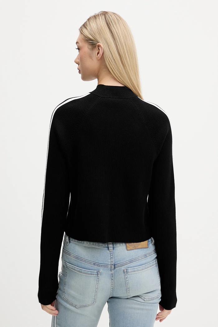 Odzież adidas Originals Kardigan Slim Knit Tt JY2597 czarny