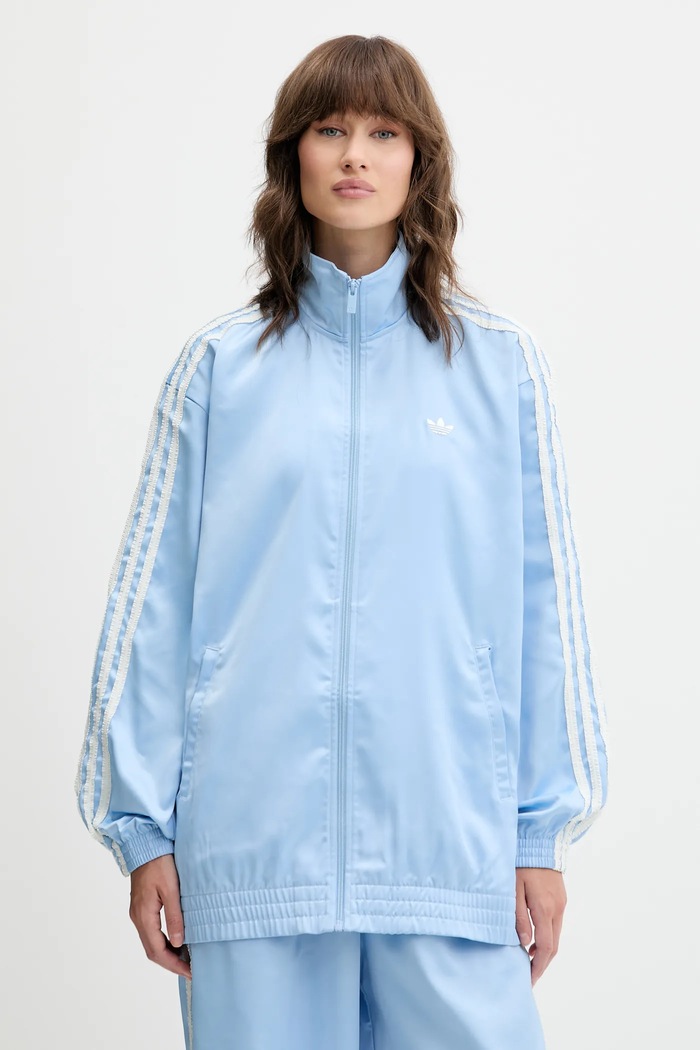Суичър adidas Originals Satin Tt син KC8811